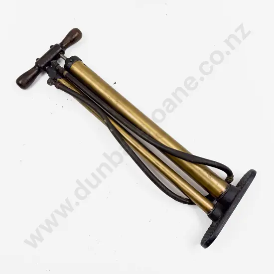 Judd & Leland Brass Hand Air Tire Pump