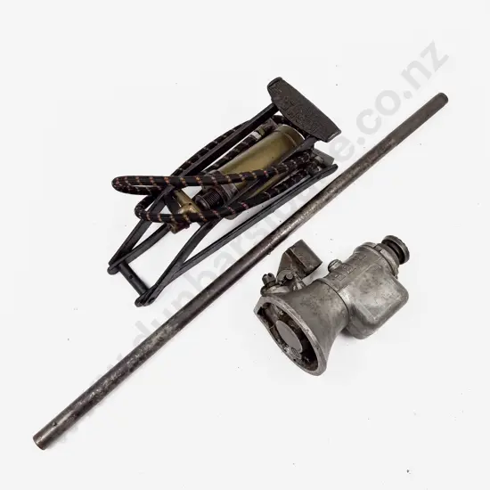 Eversure Model No902 Lever Tire Pump and Kismet Car Foot Lever Tire Pump