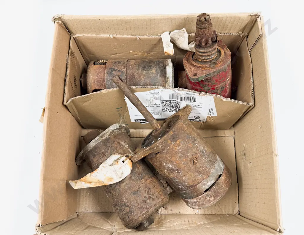 Four Automobile Generators (rusted) Image 1++