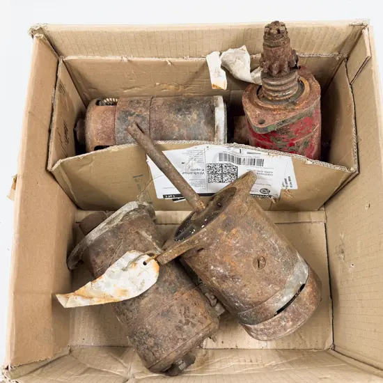 Four Automobile Generators (rusted)