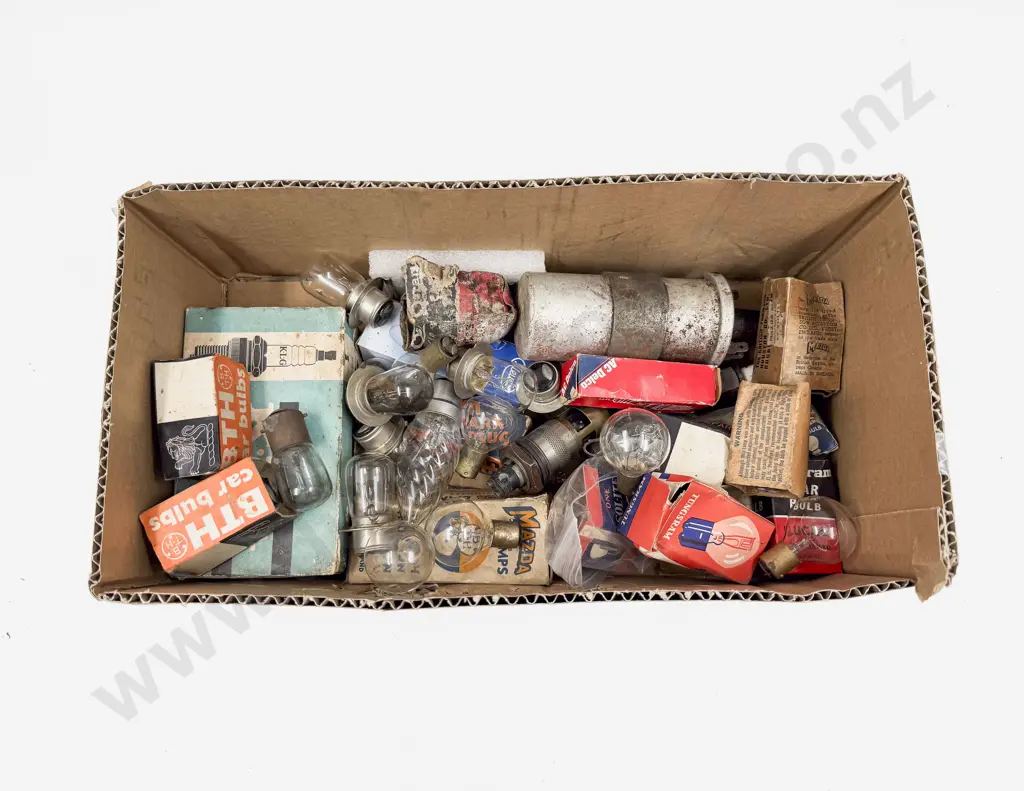 Qty Automobile Spark Plugs Light Bulbs and Various Image 1++