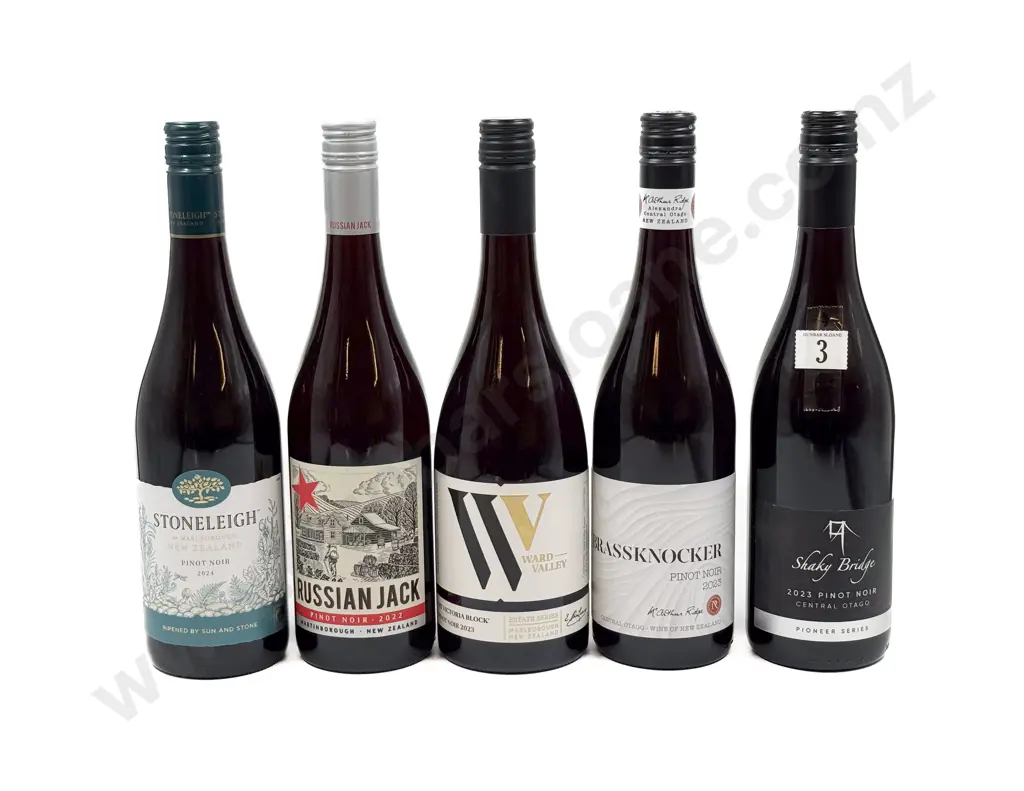 NZ Five Assorted Pinot Noir Image 1++
