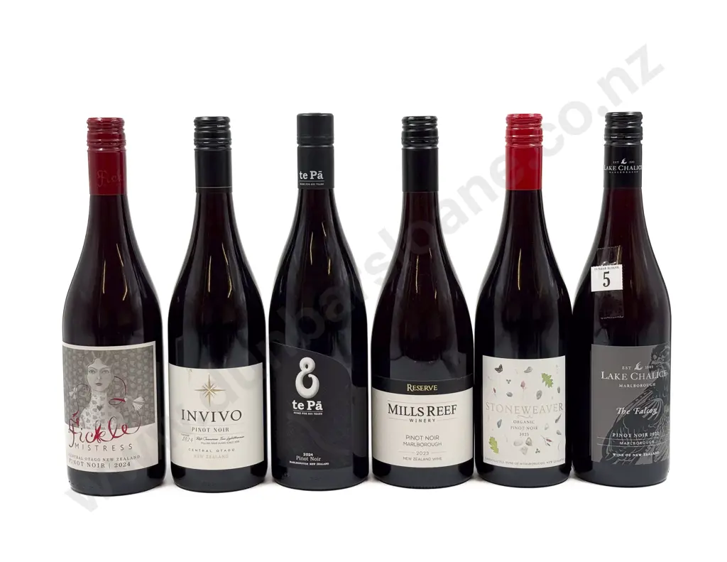 NZ Six Assorted Pinot Noir Image 1++