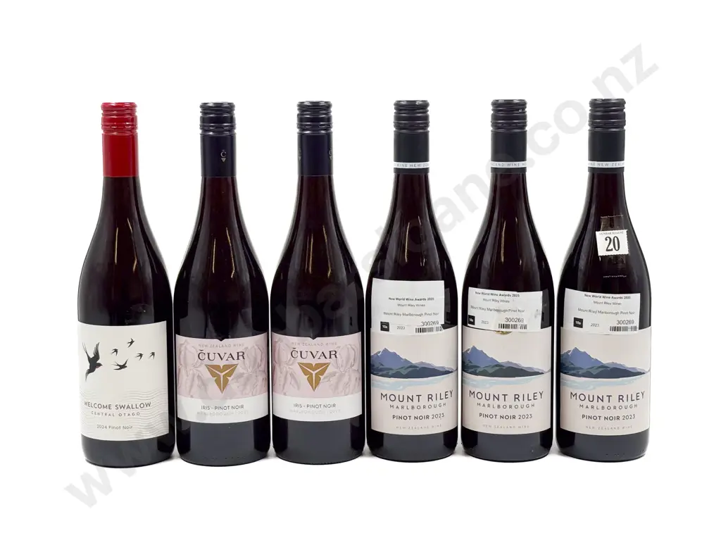 NZ Six Assorted Pinot Noir Image 1++
