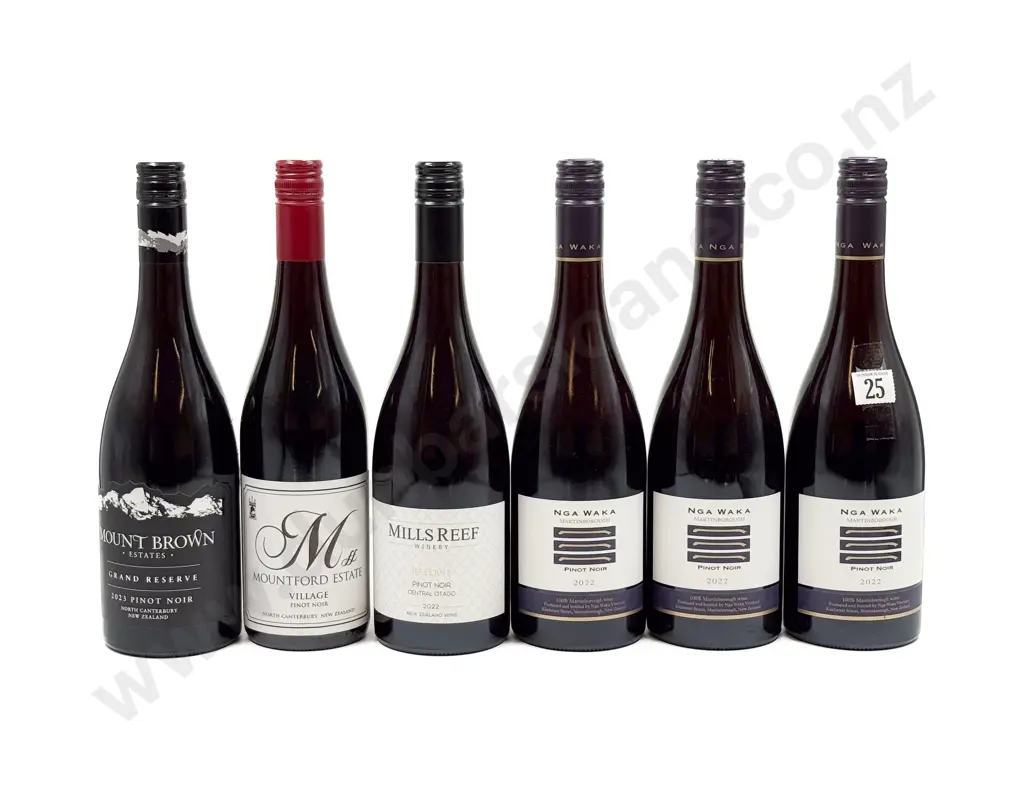 NZ Six Assorted Pinot Noir Image 1++