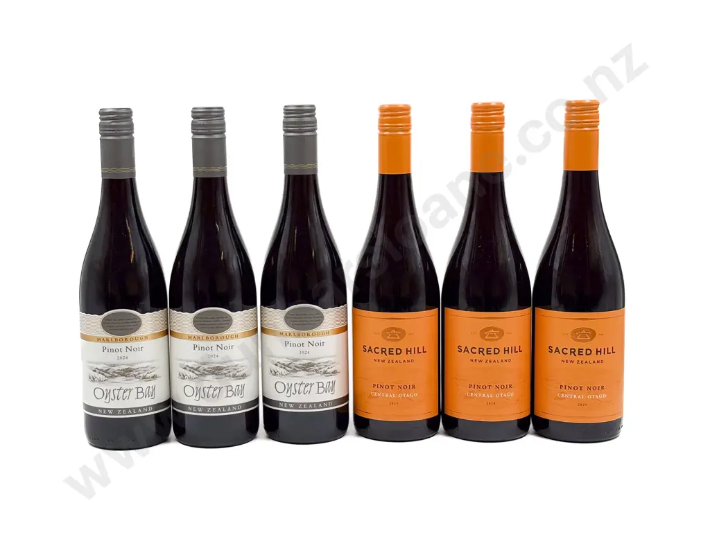 NZ Six Assorted Pinot Noir Image 1++
