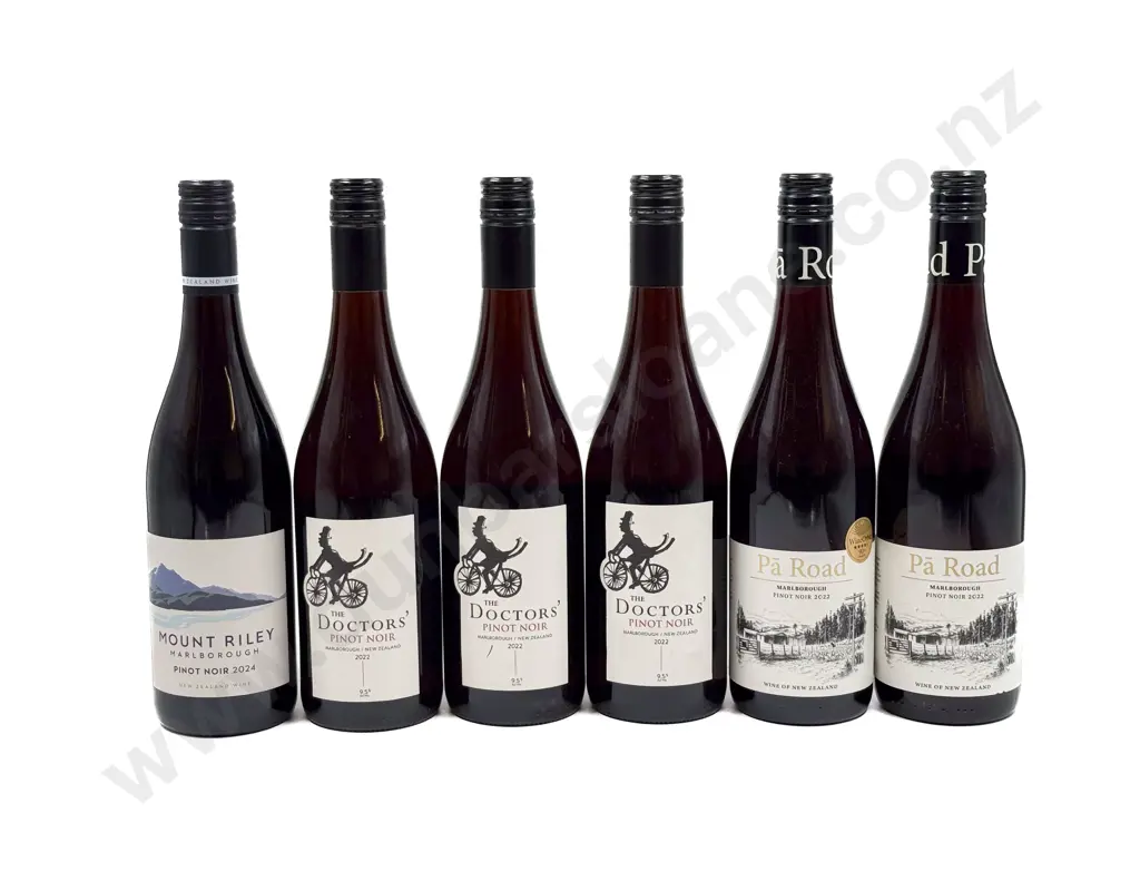 NZ Six Assorted Pinot Noir Image 1++