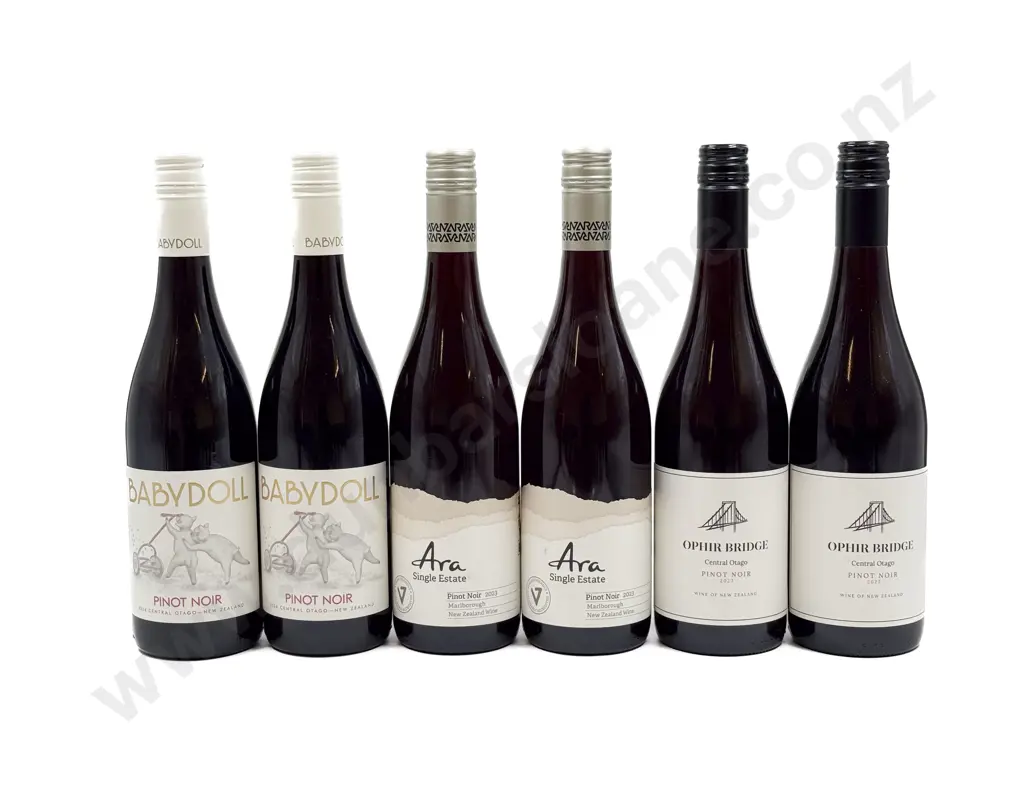 NZ Six Assorted Pinot Noir Image 1++