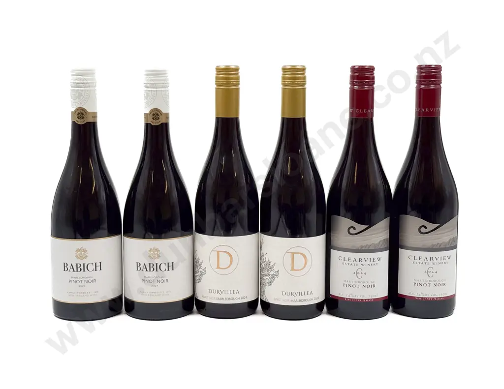 NZ Six Assorted Pinot Noir Image 1++