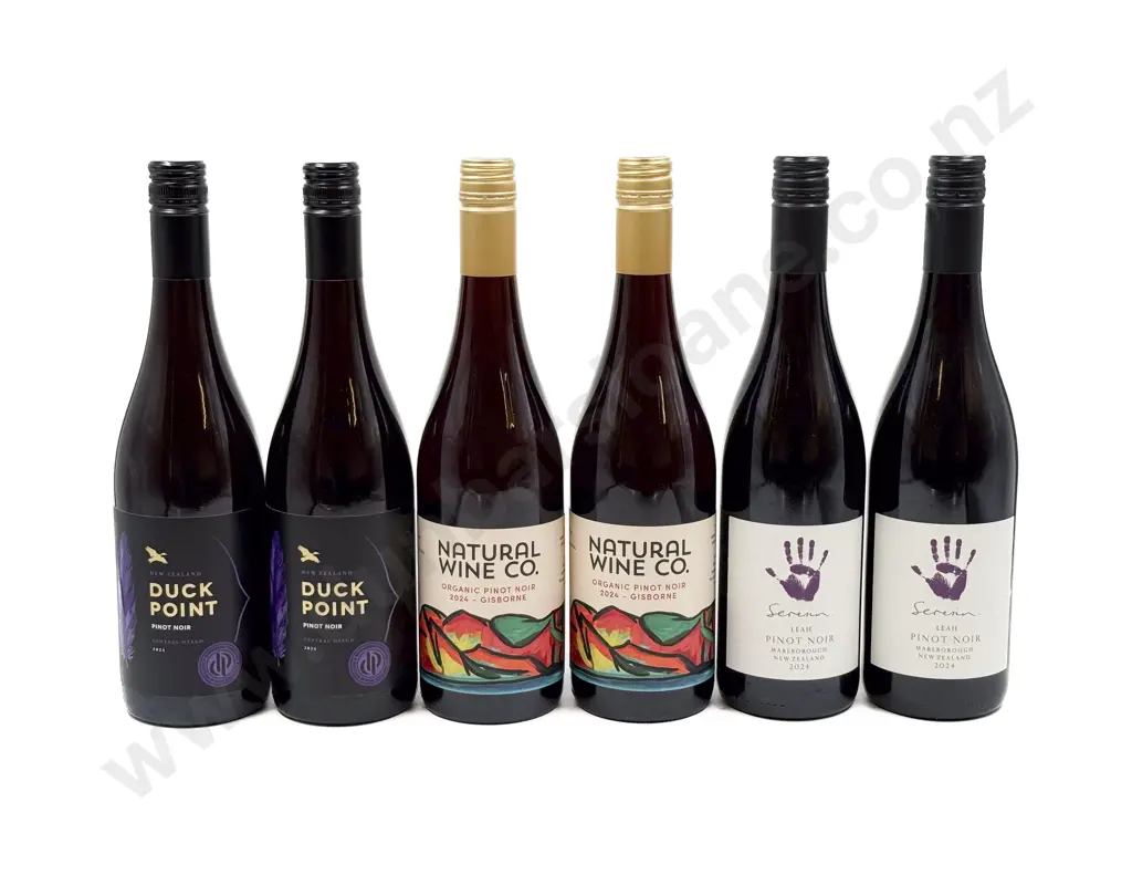NZ Six Assorted Pinot Noir Image 1++