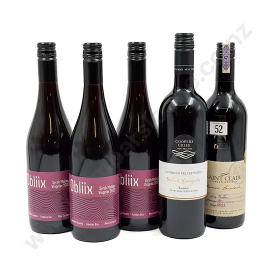 NZ Five Assorted Red Blends