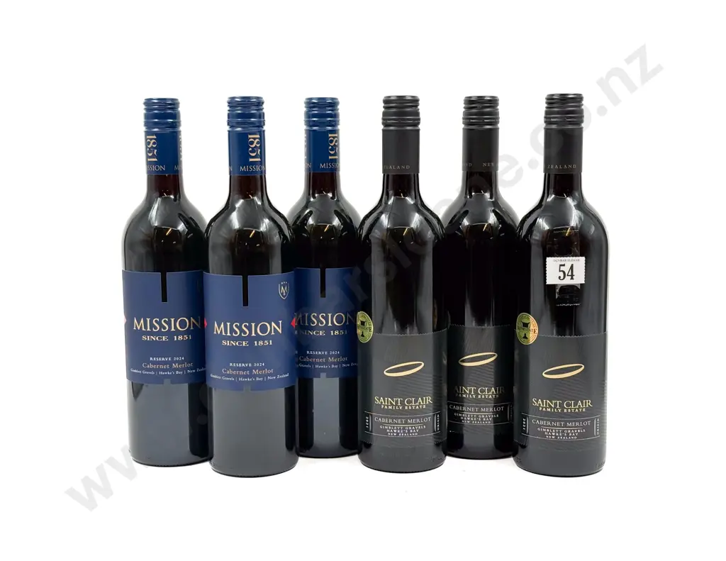 NZ Six Assorted Cabernet Merlot Image 1++