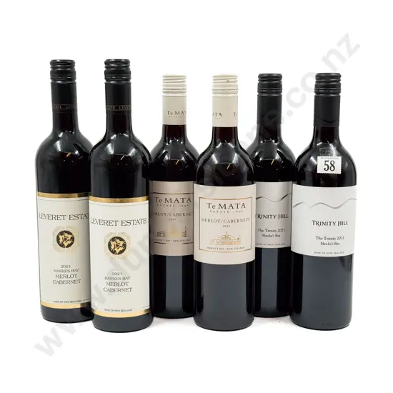 NZ Six Assorted Merlot Cabernet