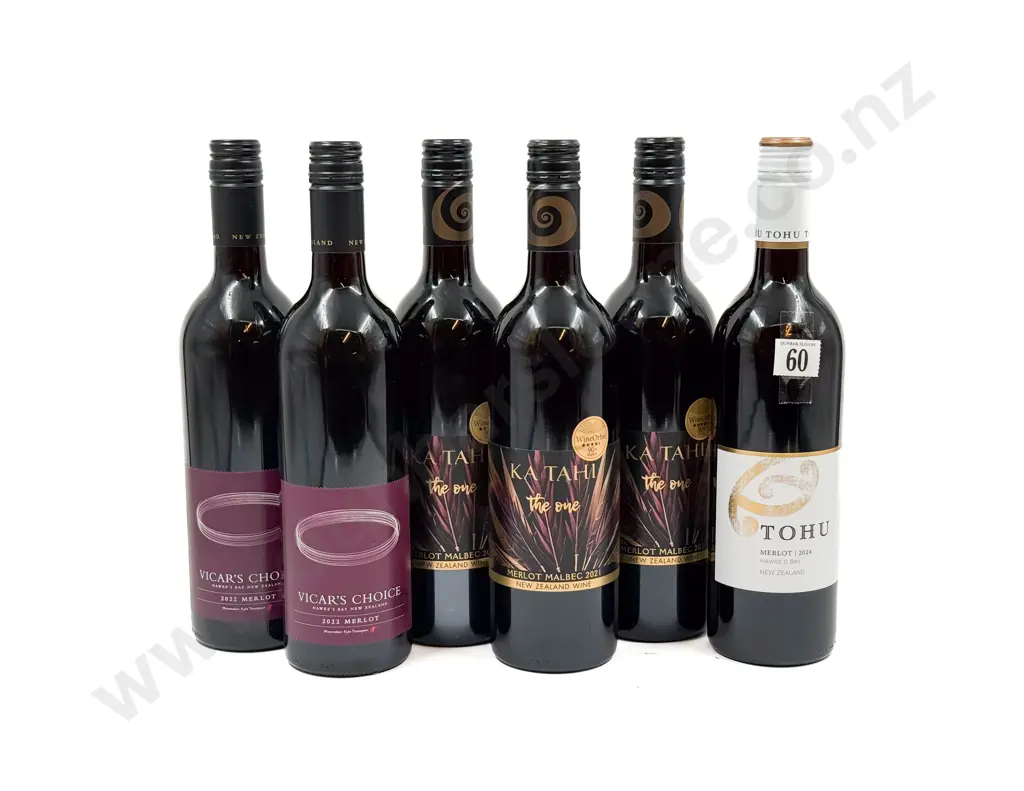 NZ Six Assorted Merlot Image 1++