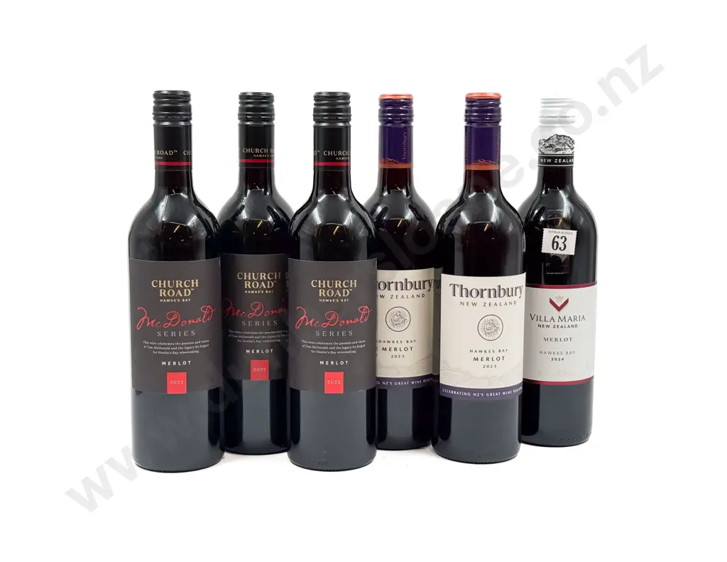 NZ Six Assorted Merlot Image 1++