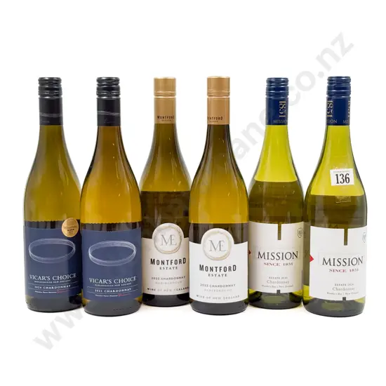 NZ Six Assorted Chardonnay