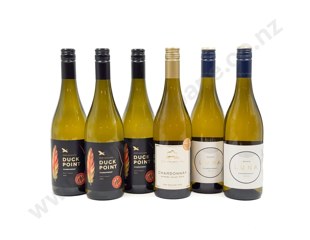 NZ Six Assorted Chardonnay Image 1++