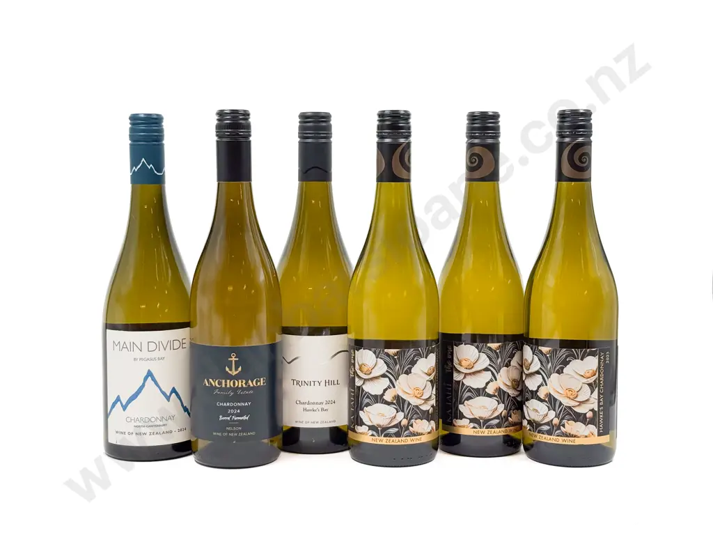 NZ Six Assorted Chardonnay Image 1++