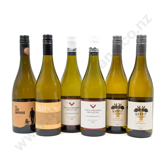 NZ Six Assorted Chardonnay