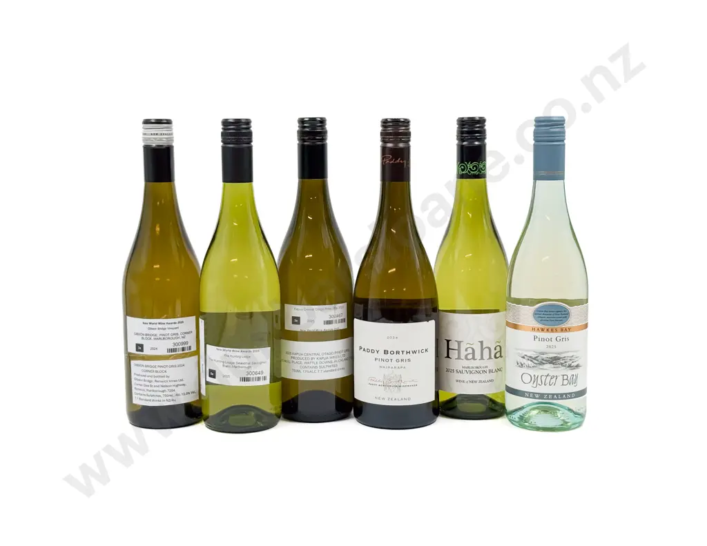 NZ Six Assorted Pinot Gris Image 1++