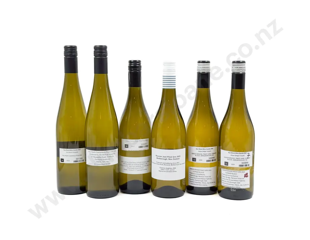 NZ Six Assorted Pinot Gris Image 1++
