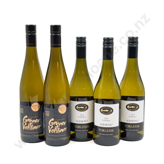 NZ Five Assorted Albarino & Other