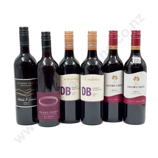 AUST Six Assorted Merlot