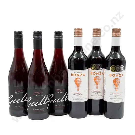 AUST Six Assorted Shiraz