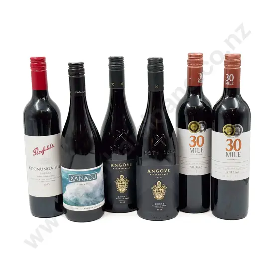 AUST Six Assorted Shiraz