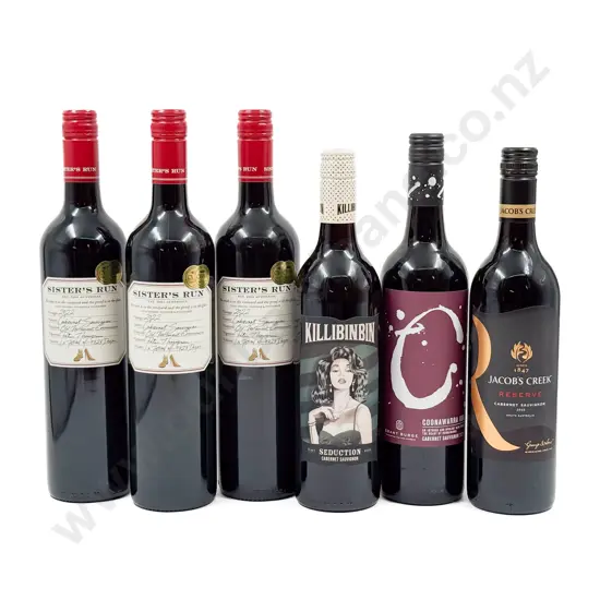 AUST Six Assorted Cabernet Sauvignon