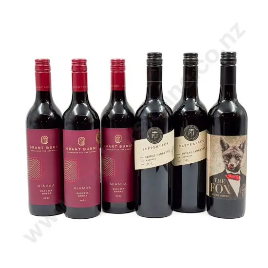 AUST Six Assorted Red Blends