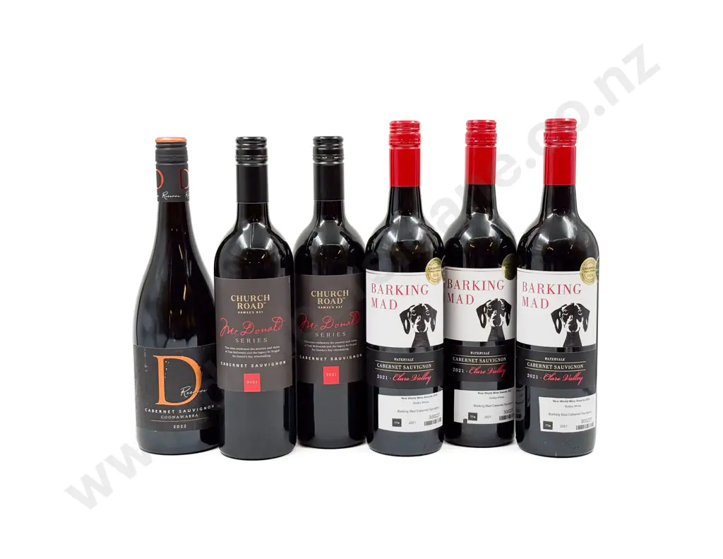 AUST Six Assorted Cabernet Sauvignon Image 1++