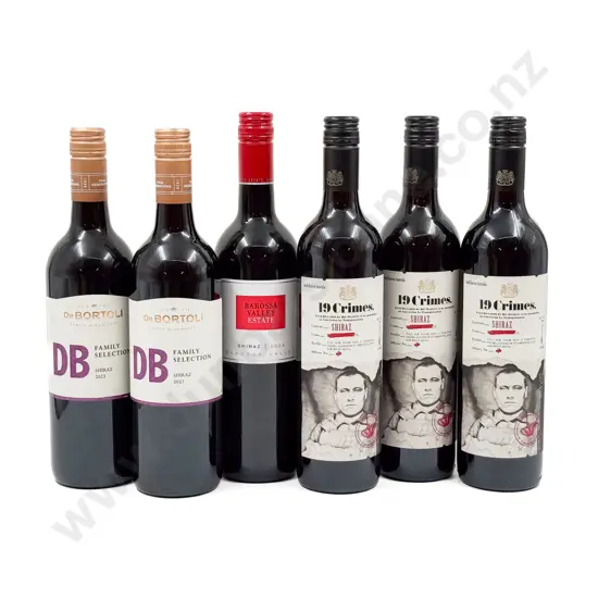 AUST Six Assorted Shiraz