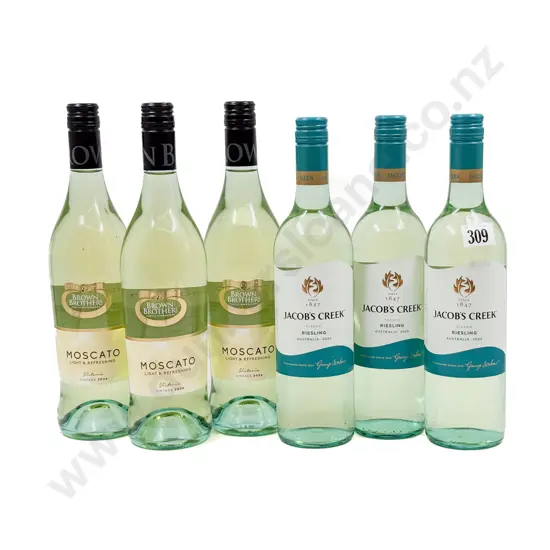 AUST Six Assorted Riesling & Moscato