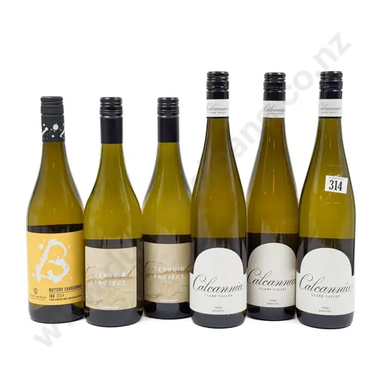 AUST Six Assorted White Wines