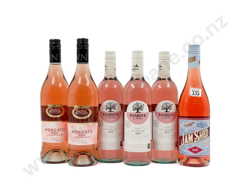 AUST Six Assorted Rosé & Pink Moscato Image 1++