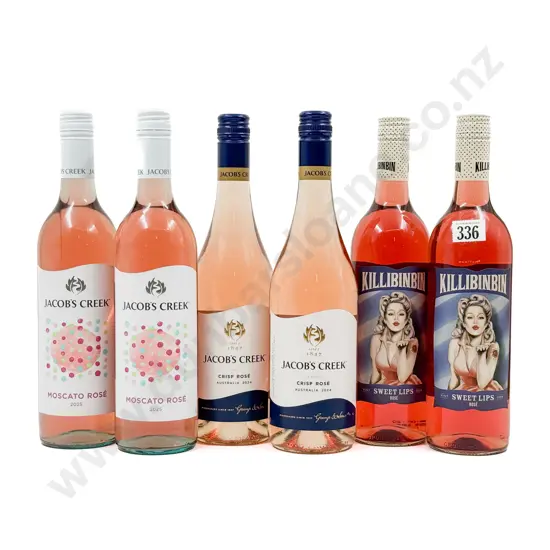 AUST Six Assorted Rosé & Moscato Rosé