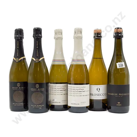 AUST Six Assorted Sparkling Wines & Prosecco