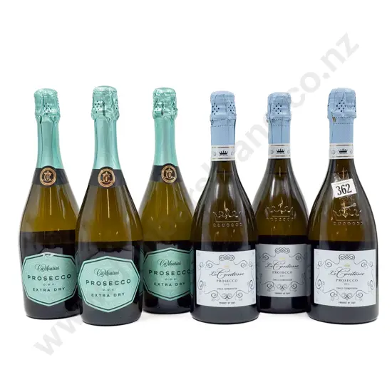 ITALY Six Assorted Prosecco