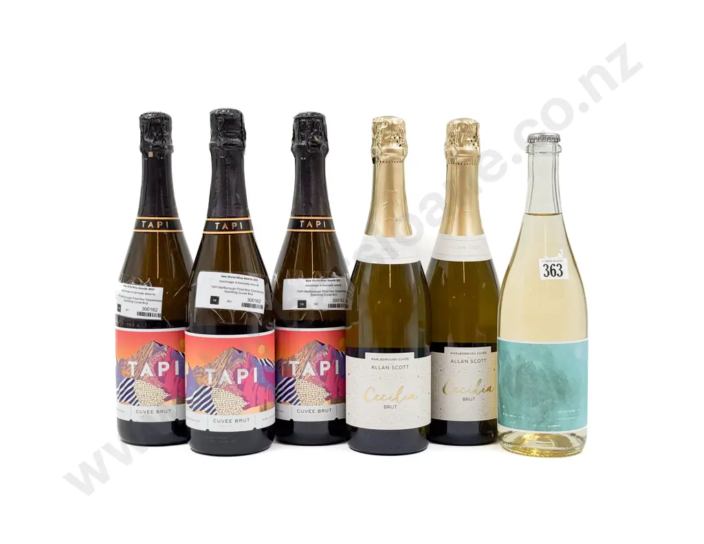 NZ Six Assorted Sparkling Wines Image 1++