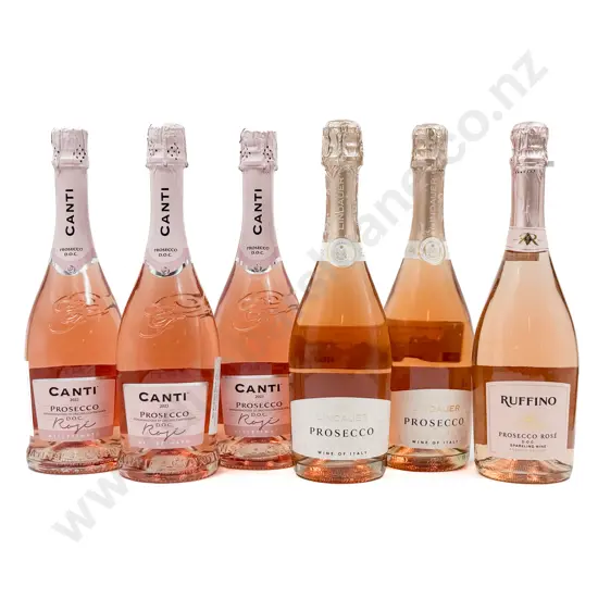 ITALY Six Assorted Rosé Prosecco