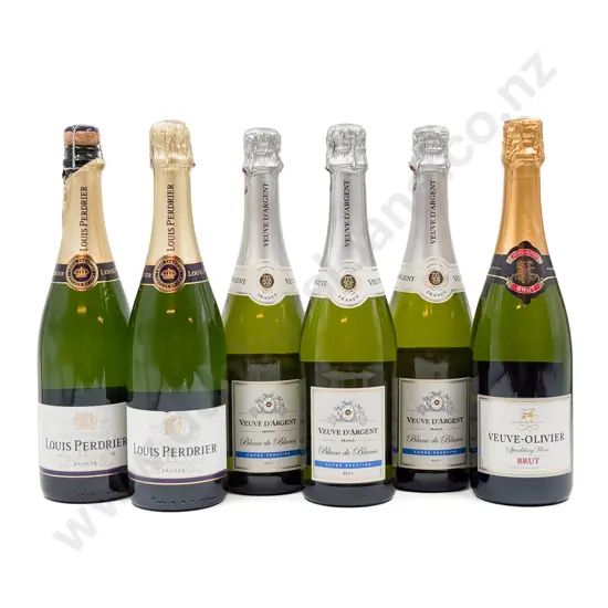 FRANCE Six Assorted Sparkling Wines