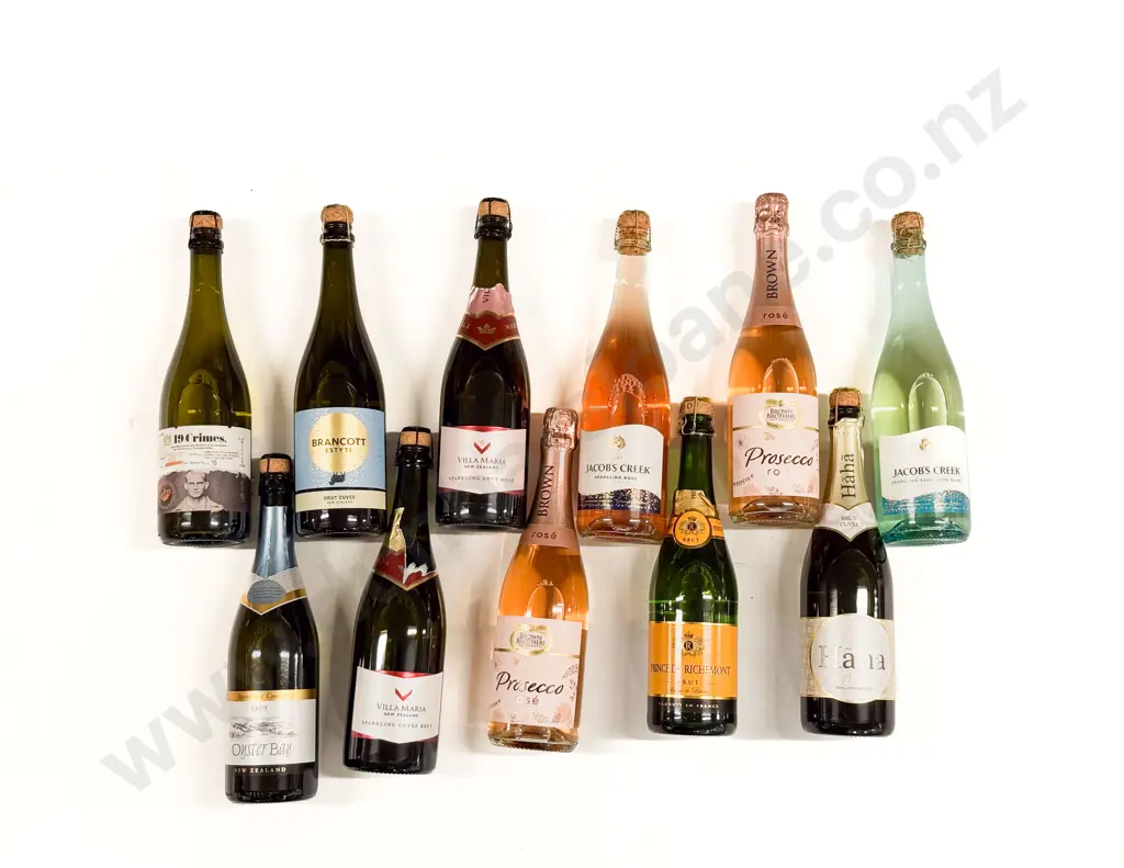 Eleven Assorted Sparkling Wines Image 1++