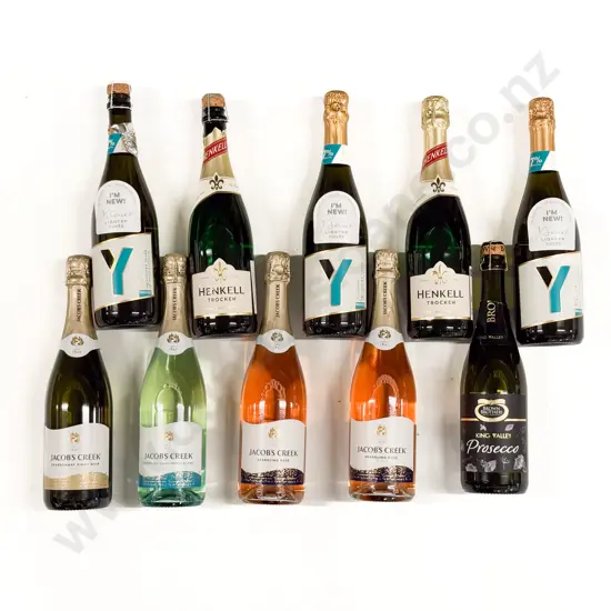 Ten Assorted Sparkling Wines