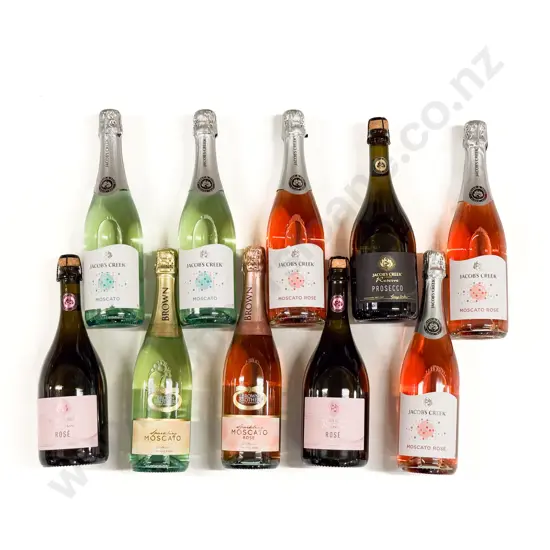 Ten Assorted Sparkling Wines