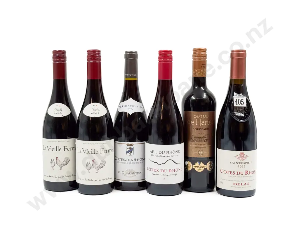 FRANCE Six Assorted Red Blends Image 1++