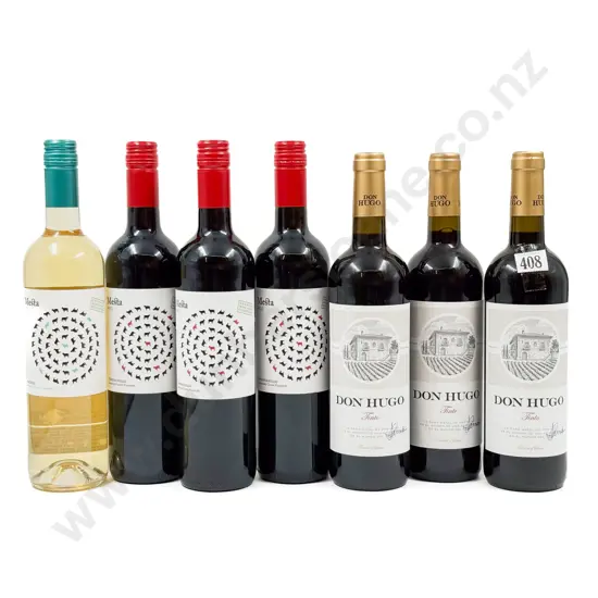 FRANCE Six Assorted Red Blends & SPAIN One Verdejo