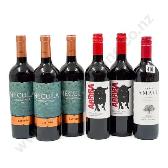 SPAIN Six Assorted Red Blends