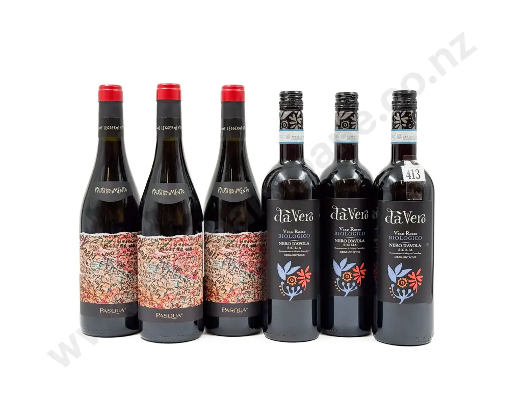 ITALY Six Assorted Red Blends Image 1++