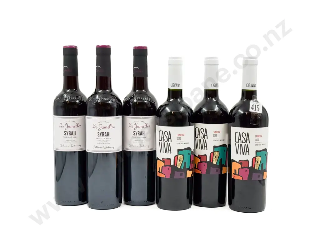 Six Assorted Red Blends Image 1++